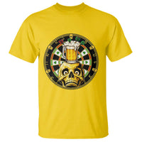 Funny St Patricks Day Skull T Shirt Darts Player Gift