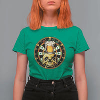 Funny St Patricks Day Skull T Shirt For Women Darts Player Gift