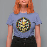 Funny St Patricks Day Skull T Shirt For Women Darts Player Gift