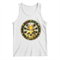 Funny St Patricks Day Skull Tank Top Darts Player Gift