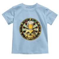 Funny St Patricks Day Skull Toddler T Shirt Darts Player Gift
