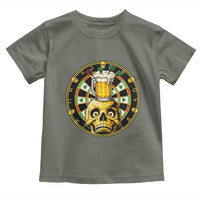 Funny St Patricks Day Skull Toddler T Shirt Darts Player Gift