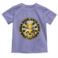 Funny St Patricks Day Skull Toddler T Shirt Darts Player Gift