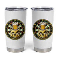 Funny St Patricks Day Skull Tumbler Cup Darts Player Gift