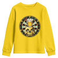 Funny St Patricks Day Skull Youth Sweatshirt Darts Player Gift