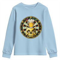 Funny St Patricks Day Skull Youth Sweatshirt Darts Player Gift