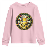 Funny St Patricks Day Skull Youth Sweatshirt Darts Player Gift