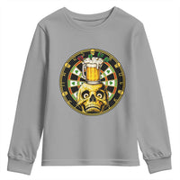 Funny St Patricks Day Skull Youth Sweatshirt Darts Player Gift