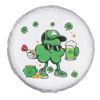 St Patricks Day Shamrock Darts And Beer Lover Gift Spare Tire Cover