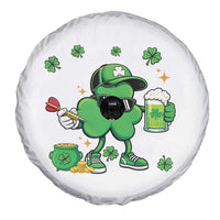 St Patricks Day Shamrock Darts And Beer Lover Gift Spare Tire Cover
