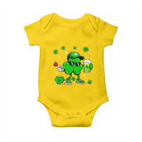 St Patricks Day Shamrock Darts And Beer Lover Gift Baby Onesie