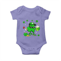 St Patricks Day Shamrock Darts And Beer Lover Gift Baby Onesie