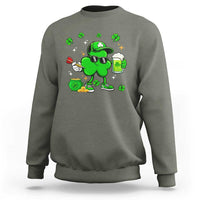 St Patricks Day Shamrock Darts And Beer Lover Gift Sweatshirt
