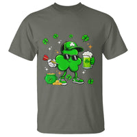 St Patricks Day Shamrock Darts And Beer Lover Gift T Shirt