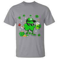 St Patricks Day Shamrock Darts And Beer Lover Gift T Shirt