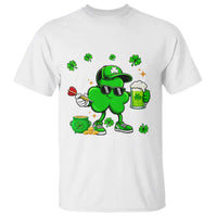 St Patricks Day Shamrock Darts And Beer Lover Gift T Shirt