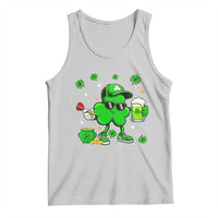 St Patricks Day Shamrock Darts And Beer Lover Gift Tank Top