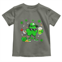 St Patricks Day Shamrock Darts And Beer Lover Gift Toddler T Shirt