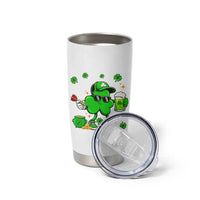 St Patricks Day Shamrock Darts And Beer Lover Gift Tumbler Cup