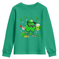 St Patricks Day Shamrock Darts And Beer Lover Gift Youth Sweatshirt
