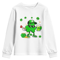St Patricks Day Shamrock Darts And Beer Lover Gift Youth Sweatshirt