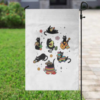 Funny Black Cat Lover Cinco De Mayo Garden Flag Mexican Fiesta Gift