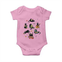 Funny Black Cat Lover Cinco De Mayo Baby Onesie Mexican Fiesta Gift