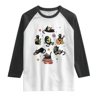Funny Black Cat Lover Cinco De Mayo Raglan Shirt Mexican Fiesta Gift