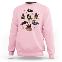 Funny Black Cat Lover Cinco De Mayo Sweatshirt Mexican Fiesta Gift