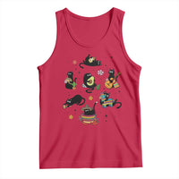 Funny Black Cat Lover Cinco De Mayo Tank Top Mexican Fiesta Gift