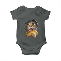 Funny Cat Eating Taco Baby Onesie Mexican Food Lover Gift