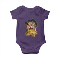 Funny Cat Eating Taco Baby Onesie Mexican Food Lover Gift