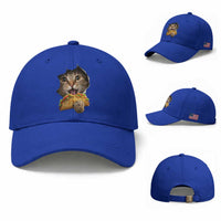 Funny Cat Eating Taco Baseball Cap Mexican Food Lover Gift