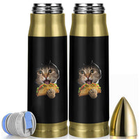 Funny Cat Eating Taco Bullet Tumbler Mexican Food Lover Gift