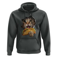 Funny Cat Eating Taco Hoodie Mexican Food Lover Gift