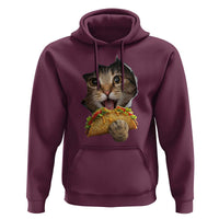 Funny Cat Eating Taco Hoodie Mexican Food Lover Gift