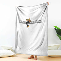 Funny Cinco De Meow Throw Blanket Cute Black Cat Eating Taco