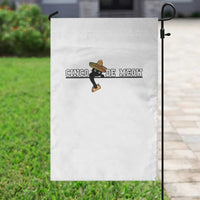 Funny Cinco De Meow Garden Flag Cute Black Cat Eating Taco