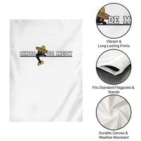 Funny Cinco De Meow Garden Flag Cute Black Cat Eating Taco