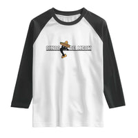 Funny Cinco De Meow Raglan Shirt Cute Black Cat Eating Taco