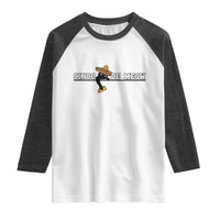 Funny Cinco De Meow Raglan Shirt Cute Black Cat Eating Taco