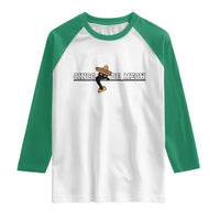 Funny Cinco De Meow Raglan Shirt Cute Black Cat Eating Taco