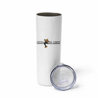Funny Cinco De Meow Skinny Tumbler Cute Black Cat Eating Taco