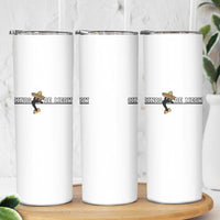 Funny Cinco De Meow Skinny Tumbler Cute Black Cat Eating Taco