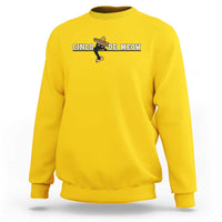 Funny Cinco De Meow Sweatshirt Cute Black Cat Eating Taco