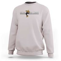 Funny Cinco De Meow Sweatshirt Cute Black Cat Eating Taco