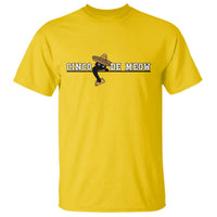 Funny Cinco De Meow T Shirt Cute Black Cat Eating Taco