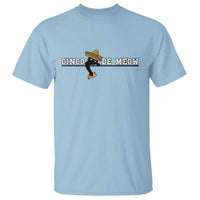 Funny Cinco De Meow T Shirt Cute Black Cat Eating Taco