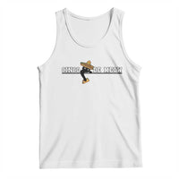 Funny Cinco De Meow Tank Top Cute Black Cat Eating Taco