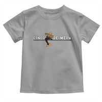 Funny Cinco De Meow Toddler T Shirt Cute Black Cat Eating Taco